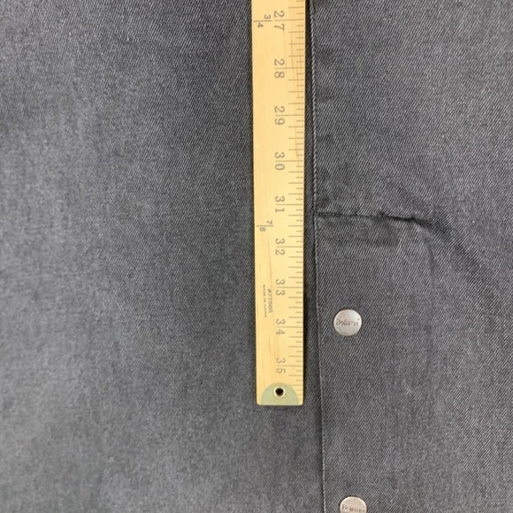 Men's Black Trench Coat - Picture 15 of 16